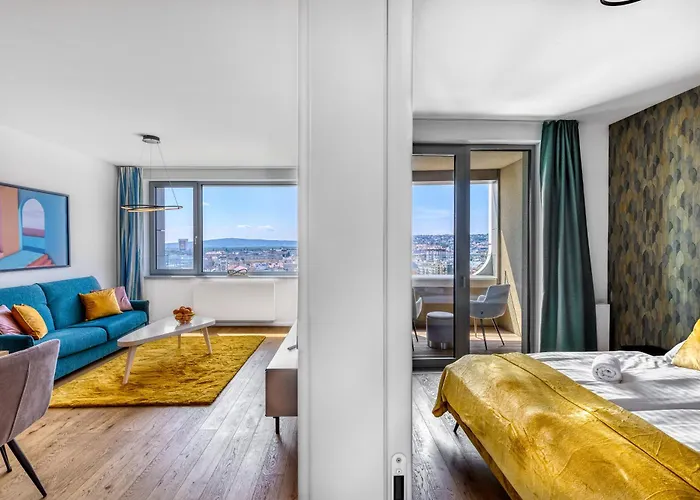 Sky Park 1 - Luxurious #instaworthy In Downtown Center With Included Parking, Address In Town Апартаменты *